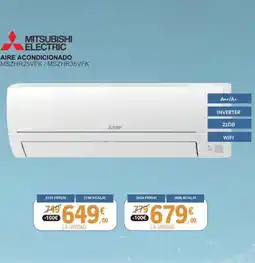 E.Leclerc MITSUBISHI ELECTRIC Aire acondicionado mszhr25vfk/mszhr35vfk oferta