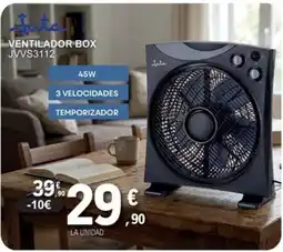 E.Leclerc JATA Ventilador box jvvs3112 oferta