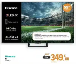 E.Leclerc HISENSE TV 55A7Q oferta