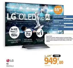 E.Leclerc LG TV 55C54LA oferta