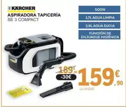 E.Leclerc KARCHER Aspiradora tapicería se 3 compact oferta