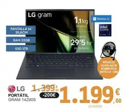 E.Leclerc LG Portátil gram 14z90s oferta