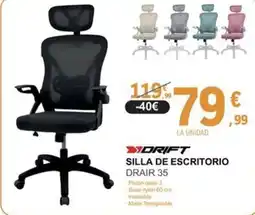 E.Leclerc DRIFT Silla de escritorio drair 35 oferta