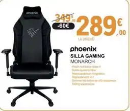 E.Leclerc PHOENIX Silla gaming monarch oferta