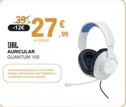 E.Leclerc JBL Auricular quantum 100 oferta