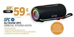 E.Leclerc SPC Altavoz spc orbital storm 4437n oferta