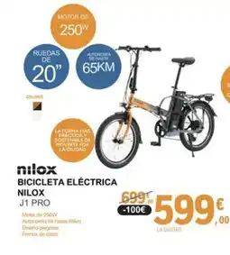 E.Leclerc NILOX Bicicleta eléctrica nilox j1 pro oferta
