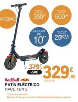 E.Leclerc RED BULL Patín eléctrico race ten 2 oferta