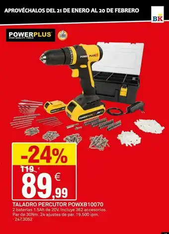 Bricoking Taladro percutor power plus oferta