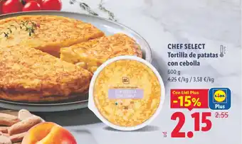 CHEF SELECT Tortilla de patatas con cebolla