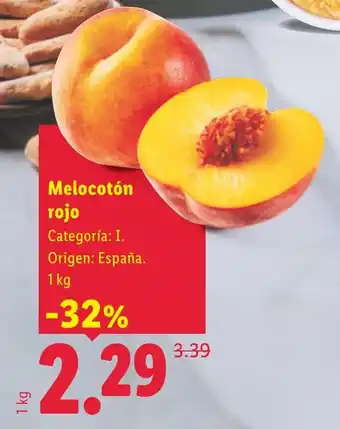 Melocotón rojo
