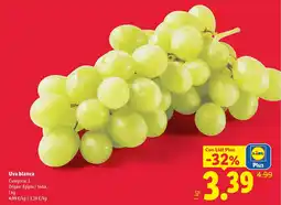 Lidl Uva blanca oferta