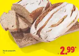 Lidl Pan de centeno 67% oferta