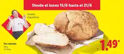 Lidl Pan redondo oferta