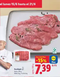 Lidl Escalopín oferta
