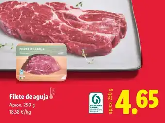 Lidl Filete de aguja oferta