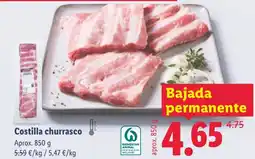 Lidl Costilla churrasco oferta