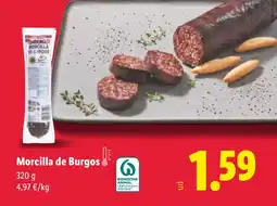 Lidl Morcilla de Burgos oferta