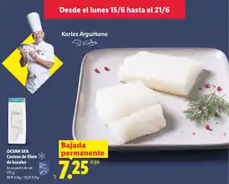 Lidl OCEAN SEA Centros de filete oferta