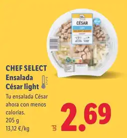 Lidl CHEF SELECT Ensalada César light oferta