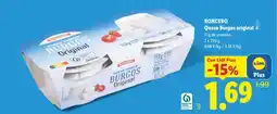 Lidl RONCERO Queso Burgos original oferta