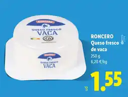 Lidl RONCERO Queso fresco de vaca oferta