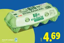 Lidl Huevos M-L ecológicos oferta