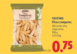 Lidl TASTINO Picos camperos oferta