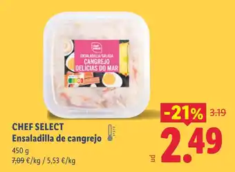 Lidl CHEF SELECT Ensaladilla de cangrejo oferta