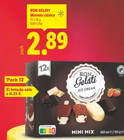 Lidl BON GELATI Minimix clásico oferta