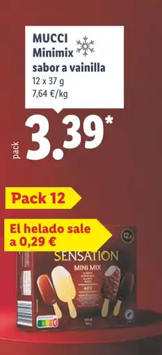 Lidl MUCCI Minimix sabor a vainilla oferta