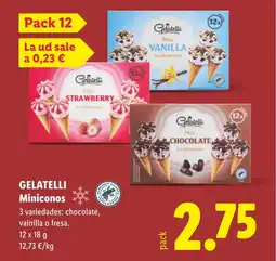 Lidl GELATELLI Miniconos oferta