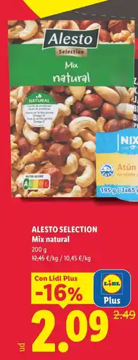 Lidl ALESTO SELECTION Mix natural oferta