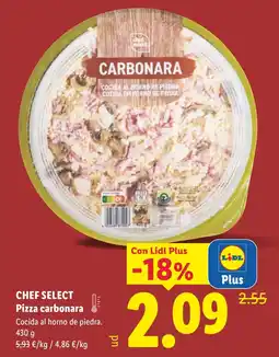 Lidl CHEF SELECT Pizza carbonara oferta