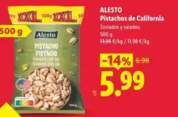 Lidl ALESTO Pistachos de California oferta