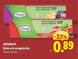Lidl AROMATA Bolsas de congelación oferta