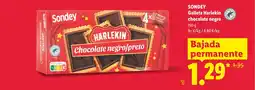 Lidl SONDEY Galleta Harlekin chocolate negro oferta