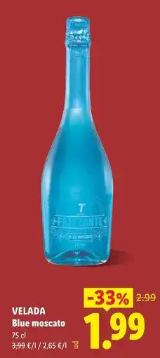 Lidl VELADA Blue moscato oferta