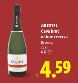 Lidl ARESTEL Cava brut nature reserva oferta