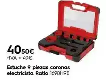 Cadena88 Ratio - estuche 9 piezas coronas electricista oferta