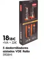 Cadena88 Ratio - 5 destornilladores aislado oferta