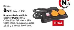 Cadena88 Duolec - base enchufe multiple exterior oferta