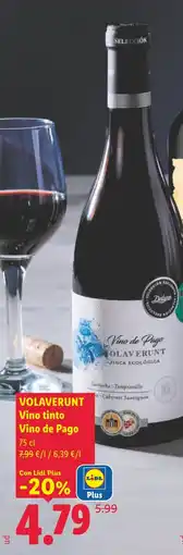 Lidl VOLAVERUNT Vino tinto Vino de Pago oferta