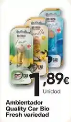 FROIZ Fresh - ambientador quality car bio variedad oferta