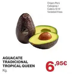 Hipercor Tropical - aguacate tradicional queen oferta