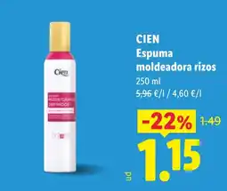 Lidl CIEN Espuma moldeadora rizos oferta