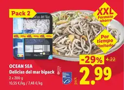 Lidl OCEAN SEA Delicias del mar bipack oferta