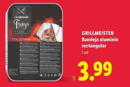 Lidl GRILLMEISTER Bandeja aluminio rectangular oferta