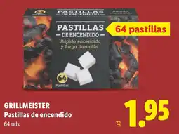 Lidl GRILLMEISTER Pastillas de encendido oferta