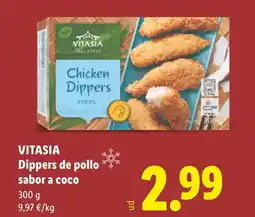 Lidl VITASIA Dippers de pollo sabor a coco oferta